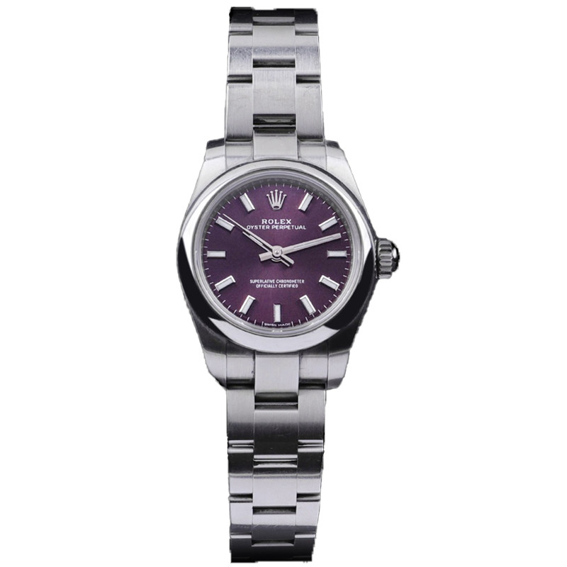 勞力士/Rolex 女款蠔式恆動176200  26口徑 紫色錶盤