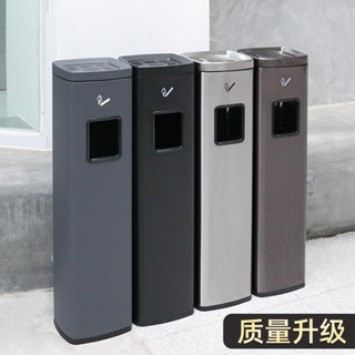 垃圾桶 垃圾簍 大容量垃圾桶 煙灰缸垃圾桶一體大號大容量不銹鋼滅煙灰柱 酒店大堂商用吸菸柱