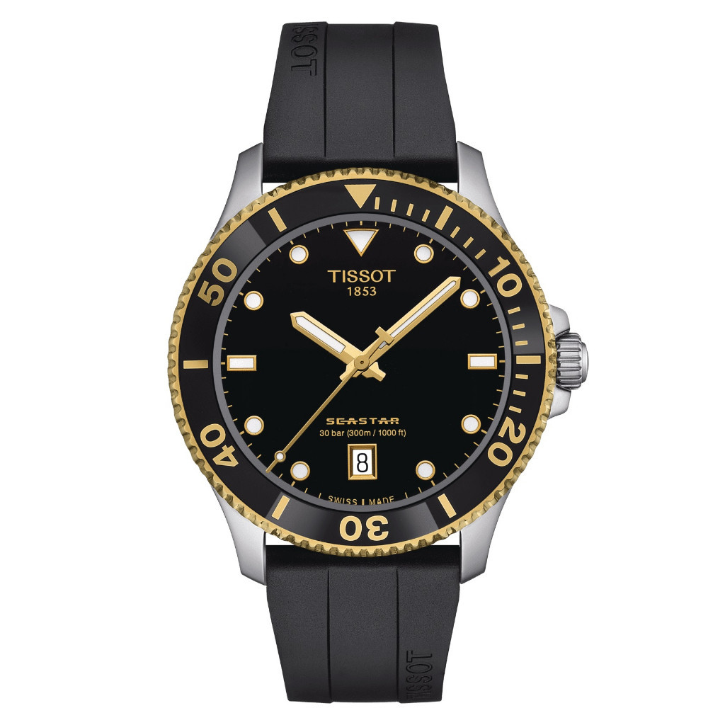 TISSOT 天梭 Seastar 1000 40 毫米手錶 (T1204102705100)