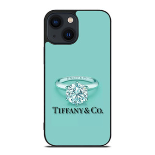 Tiffany AND CO DIAMOND RING IPhone 15 Pro Max 手機殼黑色印花硬殼手機殼保護