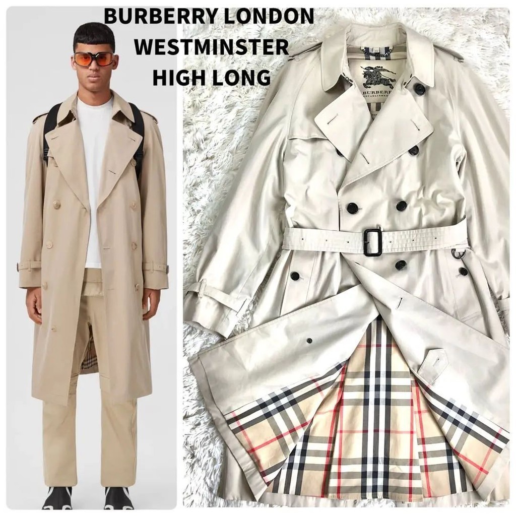 Burberry 博柏利 外套 長版風衣 大衣 日本直送 二手
