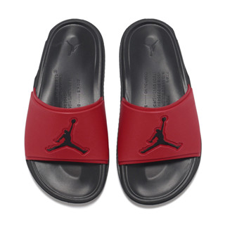 Nike 拖鞋 Jordan Jumpman Slide GS 大童 女鞋 紅黑 飛人 [ACS] FQ1597-600