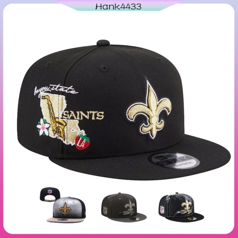 NFL 調整帽 聖徒 New Orleans Saints 棒球帽 男女通用 休閒帽 嘻哈帽 時尚帽