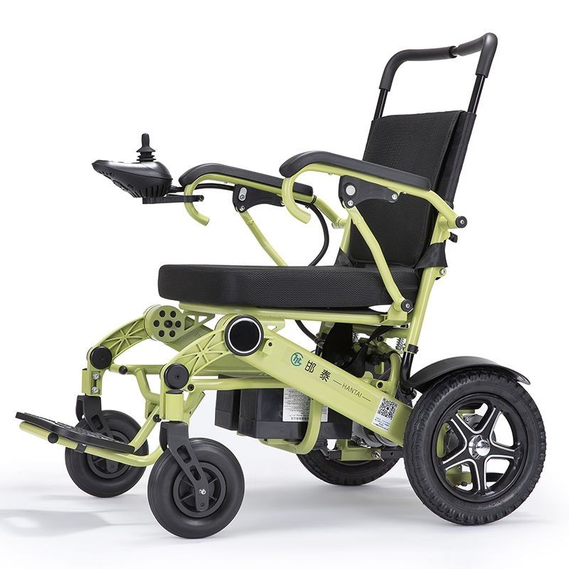 【臺灣專供】伊凱電動輪椅車EP61-601A輕便折迭鋰電池可以上飛機攜帶方便包郵