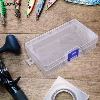 洛陽牡丹 透明長方形塑膠空盒樣品盒元器件漁具魚鉤工具收納盒pp包裝首飾盒