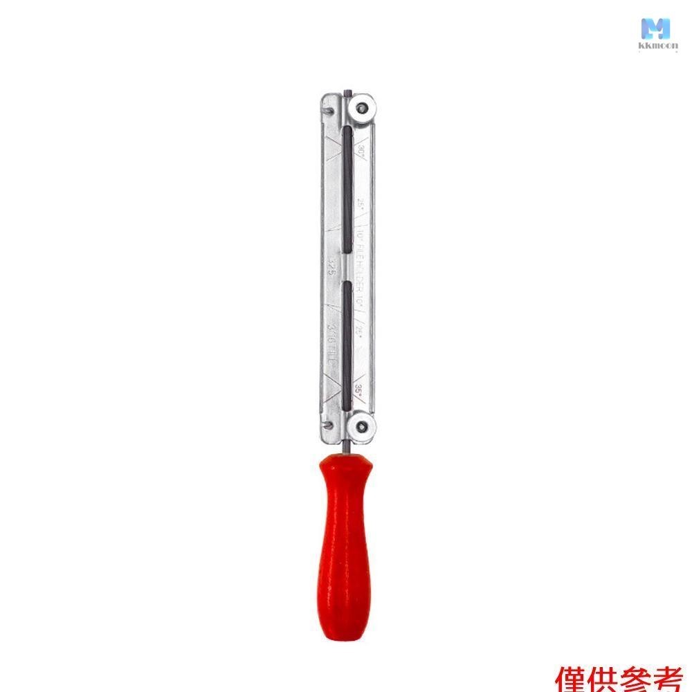 Kkmoon 木柄電鋸磨刀銼電鋸磨刀工具