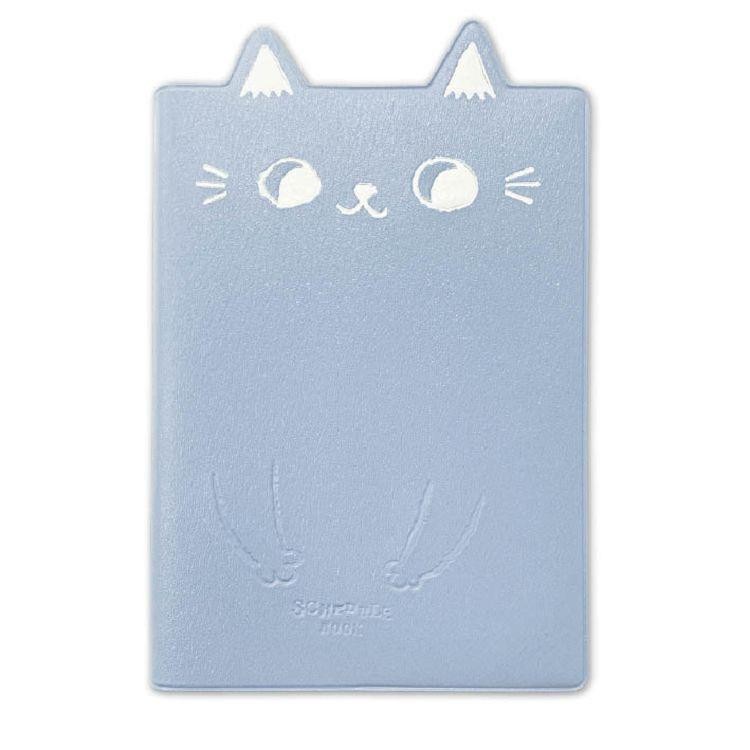 (特價)2025 32K O-Cat 貓耳膠皮跨年手冊 藍【金石堂】