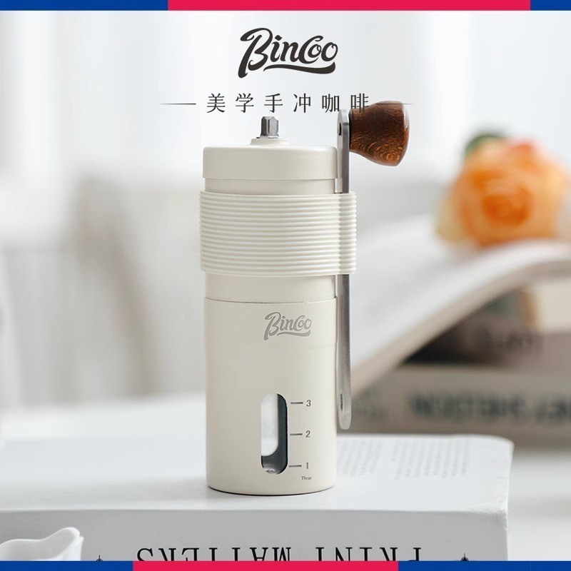 【現貨速發】Bincoo手搖咖啡磨豆機小型便攜咖啡豆研磨機摺疊迷你手磨咖啡機