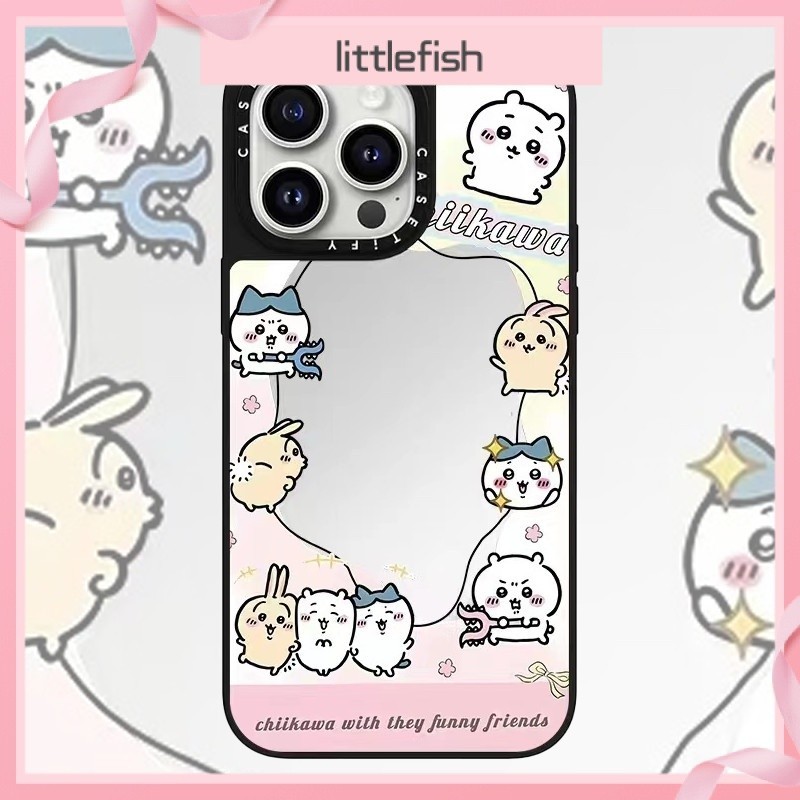 【Littlefish】CASETiFY鏡面 吉伊卡哇小八烏薩奇蘋果iPhone15ProMax手機殼14硬殼 蘋果手機