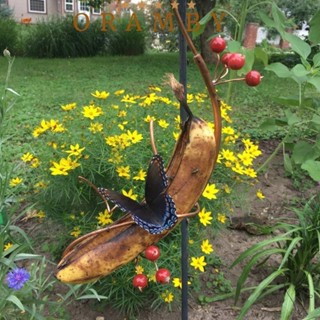 ORAMBEAUTY蝴蝶香蕉吊床,迷你吸引蝴蝶香蕉架,新建懸掛花園裝飾堅固蝴蝶餵食器