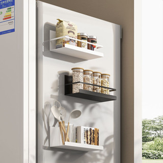 『磁吸收納盒』現貨 磁吸 置物架 冰箱側 收納架 子廚房壁掛式調料架免打孔多功能儲物掛架