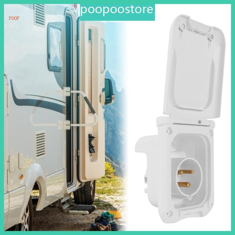 Poop 220V-240V 16A 23A 船用船岸房車露營車電源線扭鎖入口