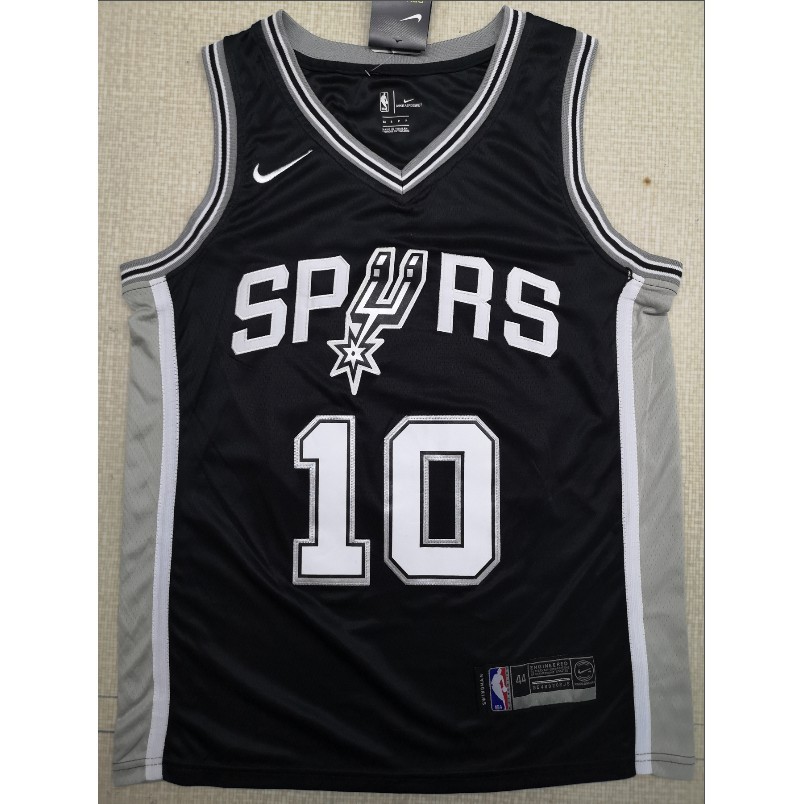 【2款】NBA球衣聖安東尼奧馬刺隊10號德羅贊黑色籃球球衣