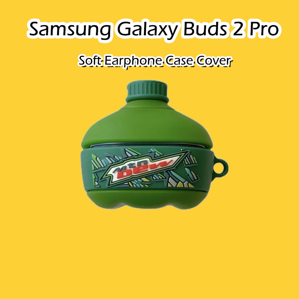 SAMSUNG [趨勢正面] 適用於三星 Galaxy Buds 2 Pro 保護套時尚創意卡通軟矽膠耳機套保護套 NO