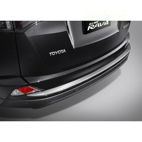 OK商城 豐田 TOYOTA NEW RAV4 4.5 代 雙色 後護板 碳紋雙色後保防刮飾板 踏板 後保 防護 原廠件