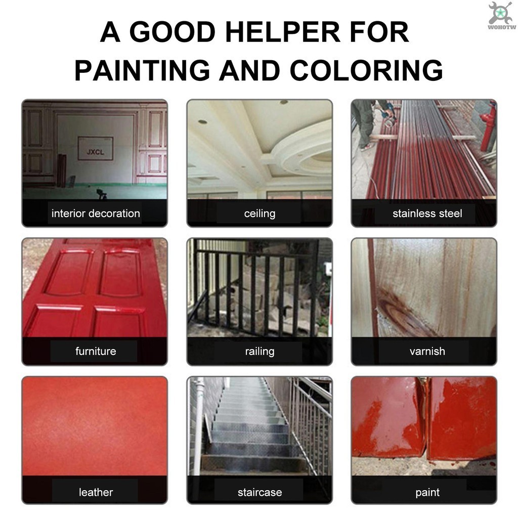 Wohotw 油漆噴塗機,400W 大功率噴塗機,帶 3 種模式,易於清潔,用於家具、櫥櫃、柵欄、牆壁、門、椅子等的電動