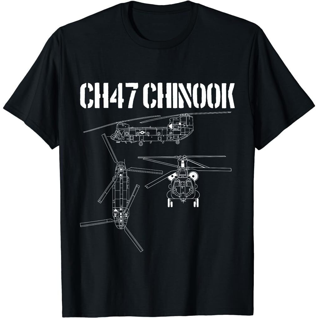 Ch47 Chinook 方案軍用直升機 Ch-47 Chinook T 恤