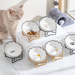 MIAOMIAO高腳貓碗狗寵物碗 保護頸椎陶瓷貓糧吃飯碗 寵物餐桌狗糧碗狗盆寵物用品