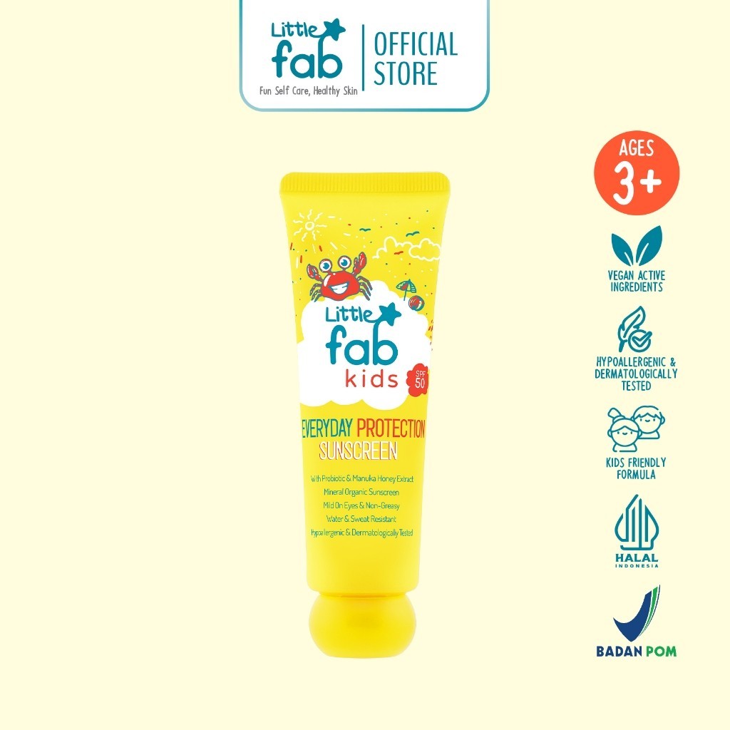 Little Fab 防曬霜 SPF 50 PA 40ml 兒童防曬霜