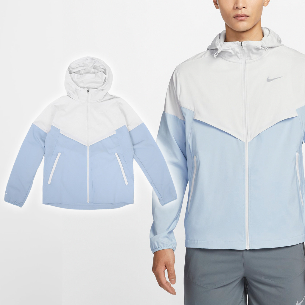 Nike 外套 Windrunner 男款 連帽 抗UV 防潑水 收納 風衣外套  [ACS] FB7541-094