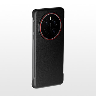 適用於華為 Magic 7 Pro Honor、Magic7 超薄金屬鏡頭保護硬殼的無框皮革手機殼