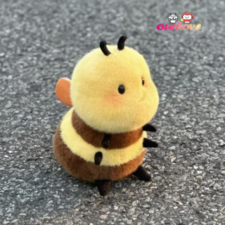 新款 呆萌小蜜蜂公仔 kiss蜜毛絨玩具 趣味蜜蜂寶寶玩偶 蜜蜂bee玩偶 室內擺件 生日禮物