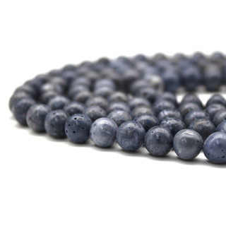 sy2503-天然藍珊瑚散珠手串製作diy飾品配件4mm6mm8mm10mm12mm熱賣
