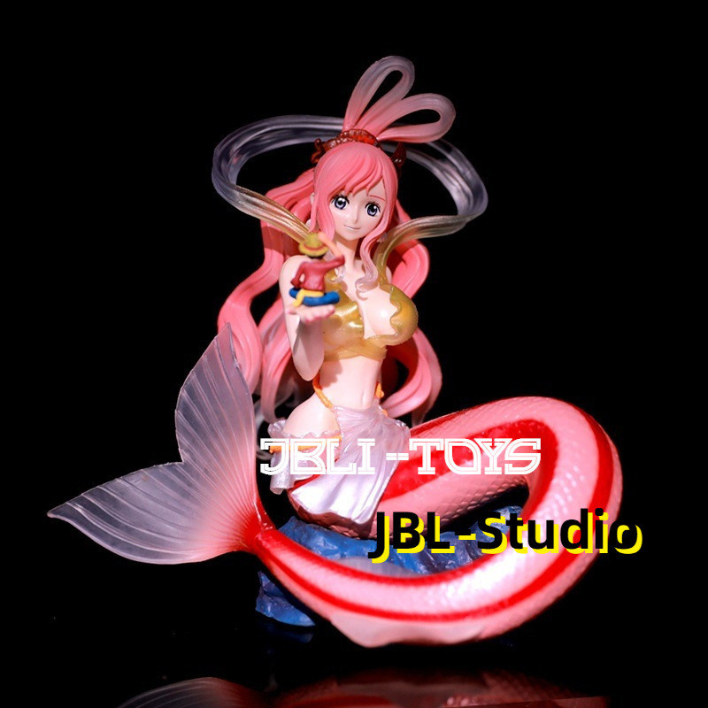 海賊航海王 GK POP白星公主 人魚公主 手捧路飛 手辦擺件模型