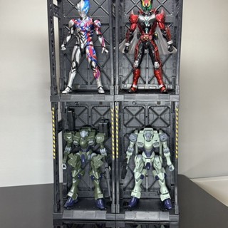 （不包含模型）模型收納架 適用於1/144 MG格納庫通用場景格納庫奧特曼假面騎士Gundam機甲展示架