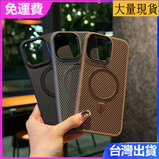 iphone 16 15 14plus 13 promax古銅金凱夫拉紋霧面大孔金屬鏡框防摔隱形支架男保護手機殼
