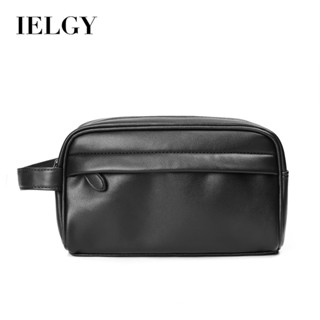 IELGY 新款時尚潮流商務手拿包手工編織休閒大容量手拿包