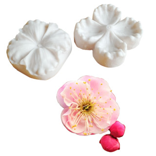 臺灣出貨 現貨 桃花櫻花花瓣夾模壓模翻糖矽膠模具 diy切模巧克力蛋糕裝飾黏土模（恩）