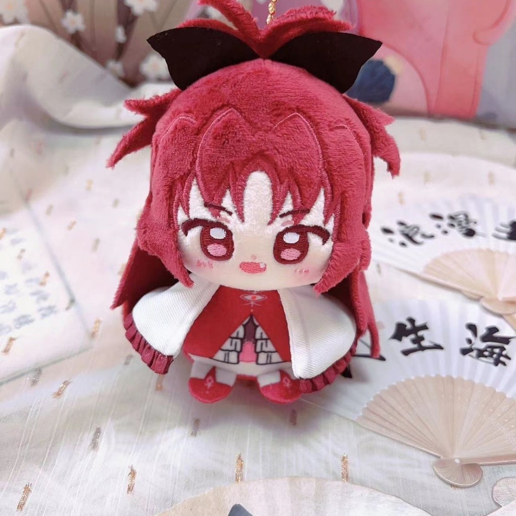 🧸軟fufu🧸魔法少女小圓佐倉杏子坐姿娃娃毛絨掛件動漫周邊鹿目圓玩偶公仔