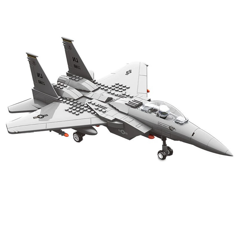 兼容樂高積木軍事系列飛機偵察機隱形戰鬥機拼裝男孩玩具禮物飛機