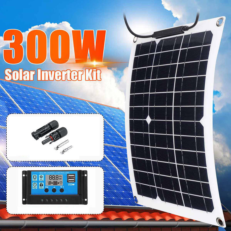 【狀元橋小舖142】太陽能板300W戶外便捷式柔性18V太陽能充電板電池板發電板