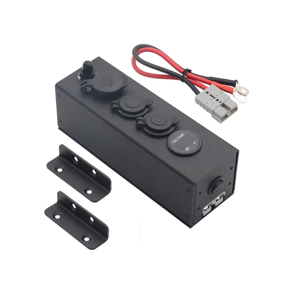[isuwaxal6] 12v USB 電源充電器插座插座面板用於遊艇 RV 卡車