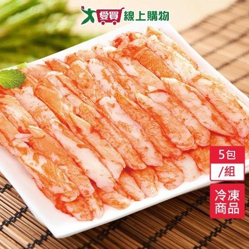 日式風味蟹棒5包/組(270G±5%/包)魚漿製品【愛買冷凍】
