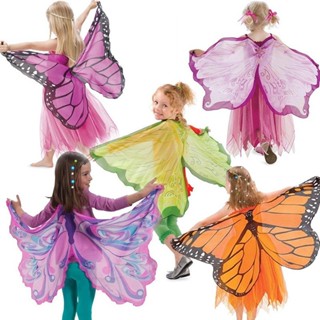 新款兒童裝扮精靈造型天使蝴蝶翅膀套裝披風面具萬聖節舞台表演服