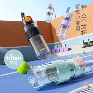 tritan材質運動水杯男款大容量2024新款女夏天健身塑料杯高顏值水壺便攜隨身杯子