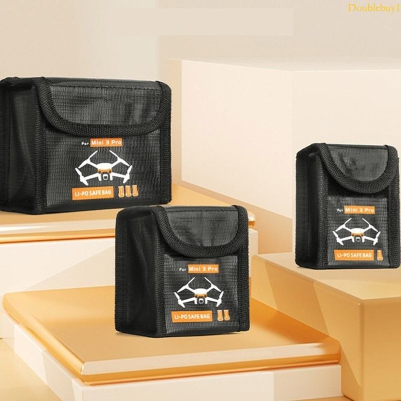 Dou 防爆袋收納袋阻燃保護蓋收納袋適用於 Mini 3 Pro 保護套