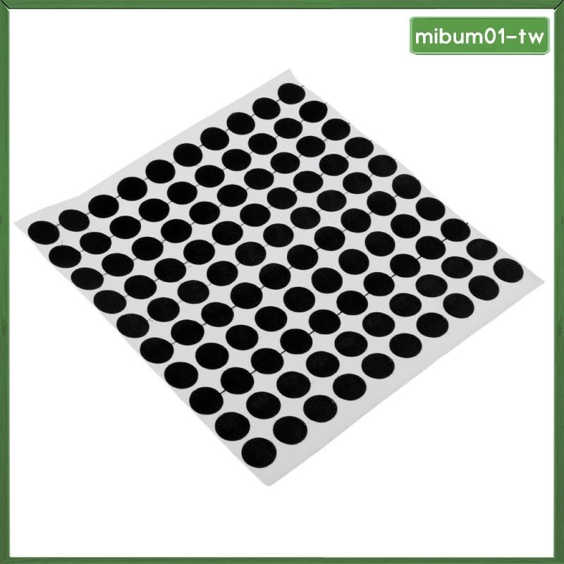 [MibumadTW] 100 件斯諾克台球桌球桌 12 毫米自粘記號筆黑色 03
