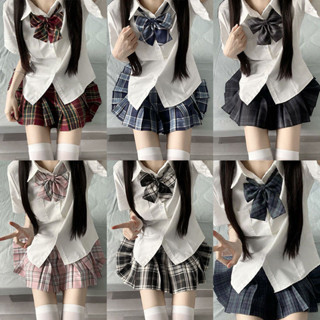 限時下殺🚀🚀✨日系正統 jk制服 JK襯衫 原創制服套裝 夏季 短袖制服套裝 學院風 基礎尖領襯衣 外穿學生 百褶裙