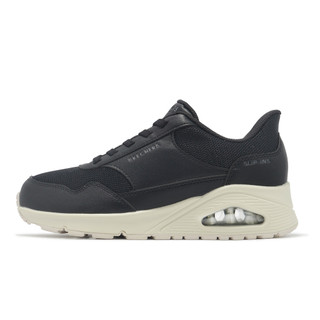 Skechers 休閒鞋 Uno-Banksia Slip-Ins 女鞋 黑 白 寬楦 [ACS] 177117WBLK