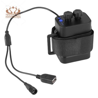 防水 DIY 6X 18650 電池盒盒蓋,帶 12V DC 和 USB 電源,適用於自行車 LED 燈手機路由器