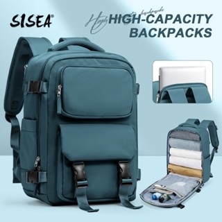 SISEA 後背包 大容量旅行包 男女新款多功能登機包 多隔層輕便旅行行李袋