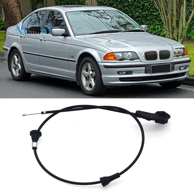 適用於 BMW 3' E46 320I 323I 330I 發動機鮑登電纜套件引擎蓋釋放線的發動機罩釋放電纜 51238