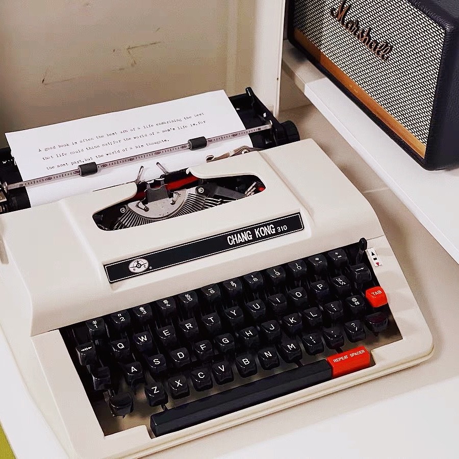 ✨打字機✨長空310老式打字機可打字英文機械復古 Typewriter懷舊古董可列印現貨免運