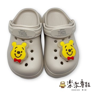 台灣製小熊維尼電燈涼拖鞋 小中童 童鞋 迪士尼 DISNEY迪士尼 台灣製 迪士尼童鞋 嬰幼童鞋 D111-3 樂樂童鞋