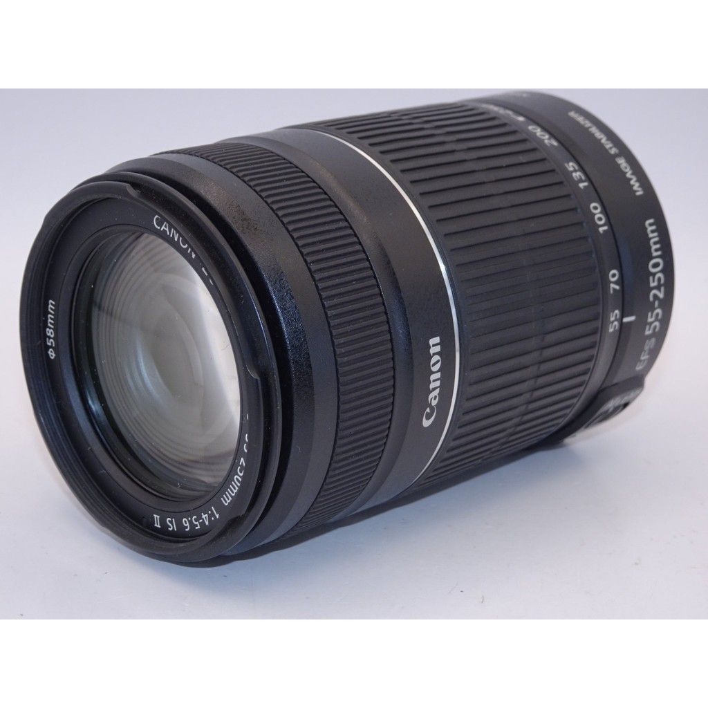 Canon 佳能 EF-S55-250mm F4-5.6 IS變焦 鏡頭 望遠 日本直送 二手