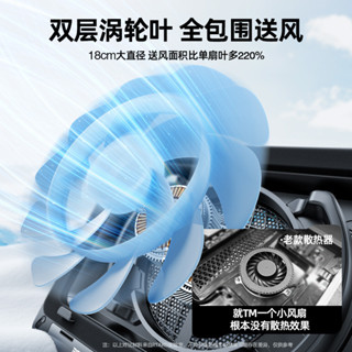 限時優惠，銳塔克壓風式筆記本散熱器底座渦輪靜音風扇製冷電腦支架降溫板
